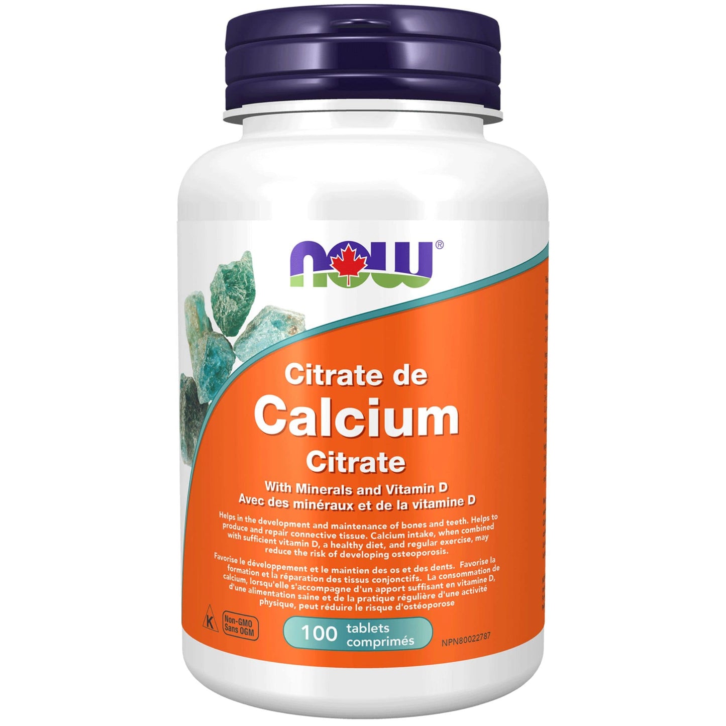 100 Tablets | NOW Calcium Citrate With Minerals and Vitamin D