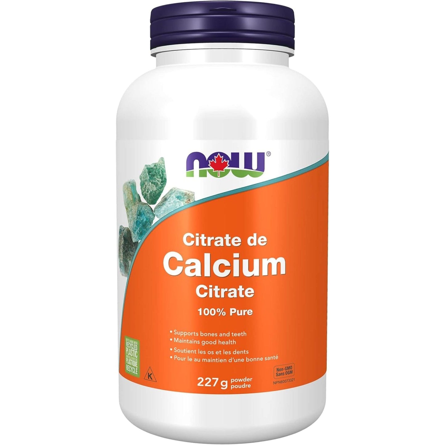 227g | NOW Calcium Citrate Powder 100% Pure