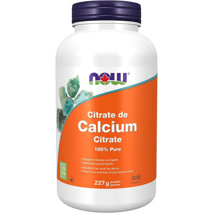 227g | NOW Calcium Citrate Powder 100% Pure