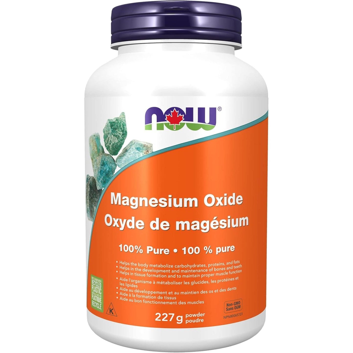227g | NOW Magnesium Oxide Powder 100% Pure