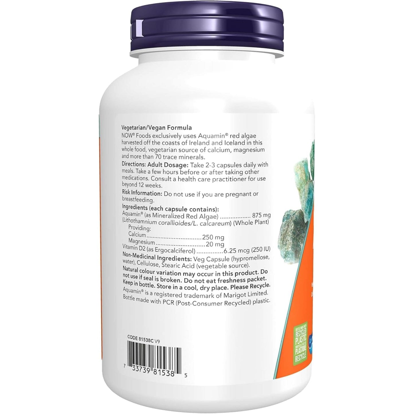 180 Vegetable Capsules | NOW Red Mineral Algae