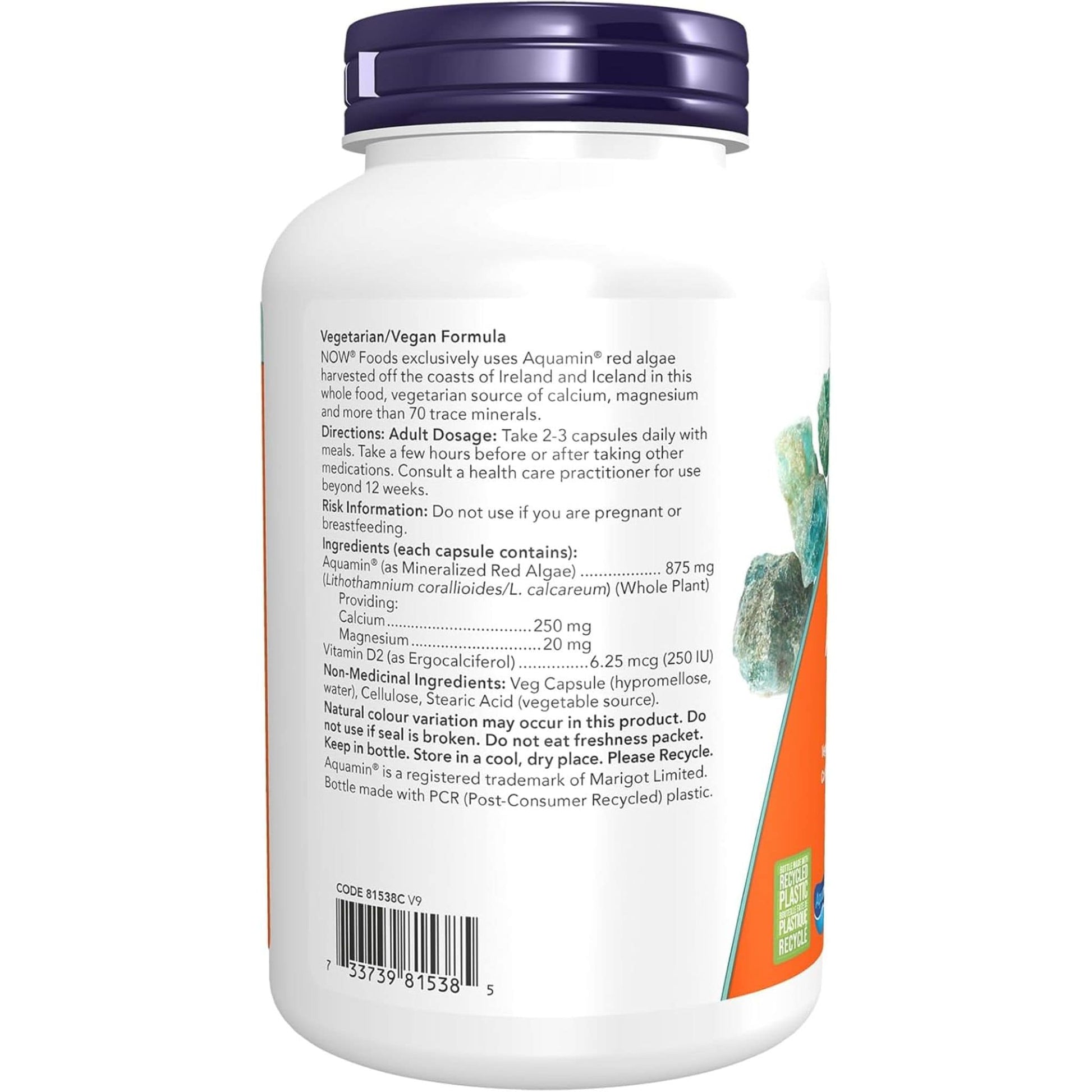 180 Vegetable Capsules | NOW Red Mineral Algae