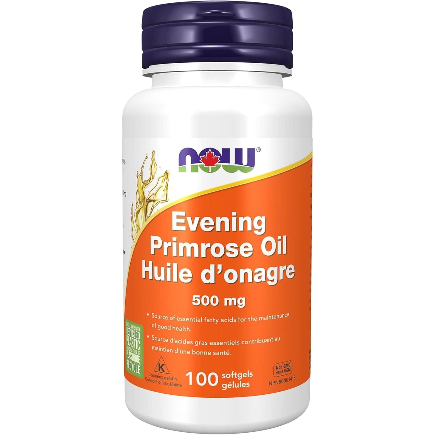 100 Softgels | NOW Evening Primrose Oil 500 mg