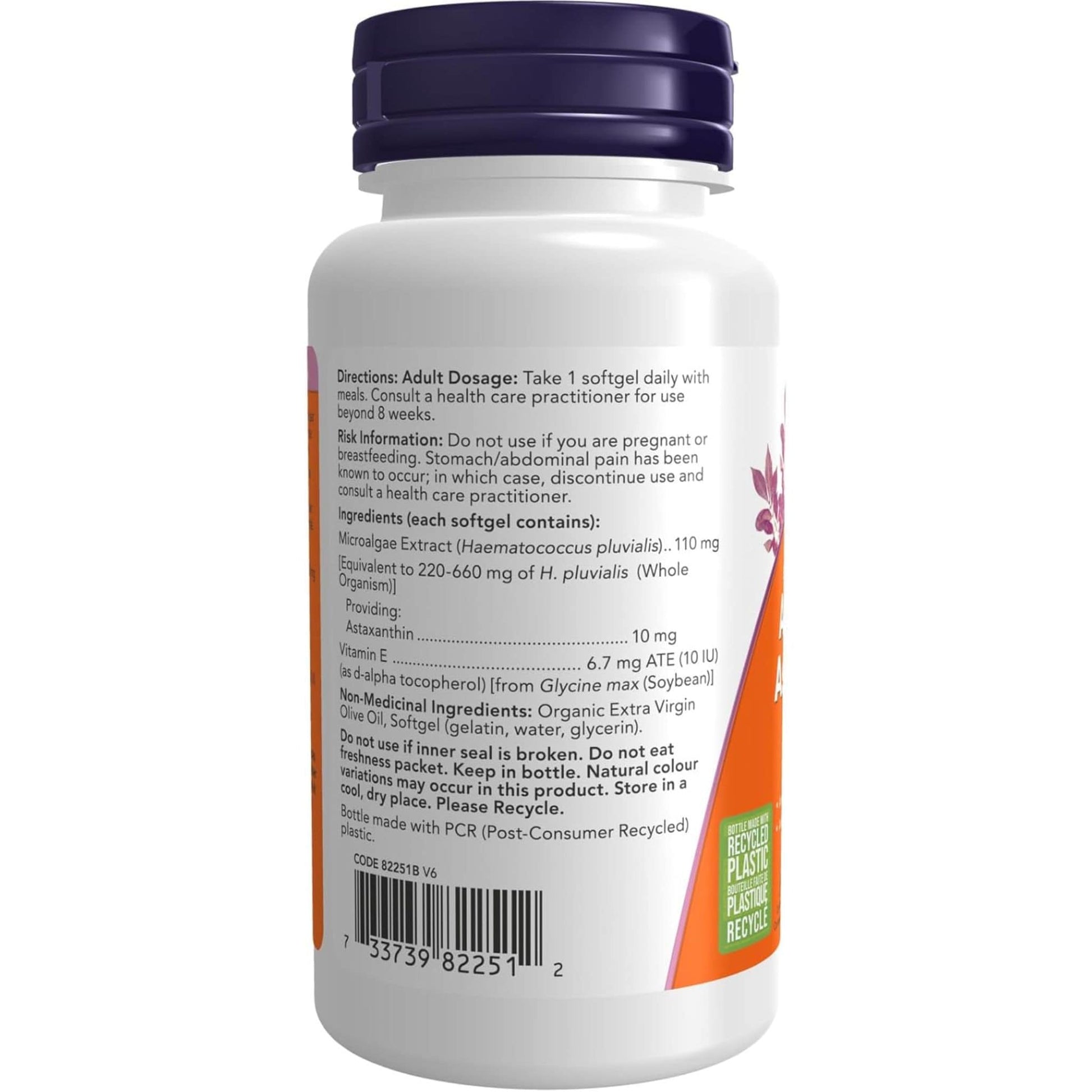60 Softgels | NOW Astaxanthin 10 mg, Extra Strength