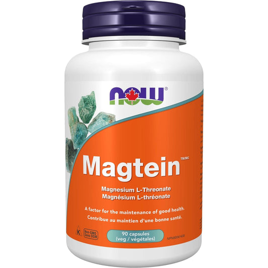 90 Vegetable Capsules | NOW Magtein Magnesium L-Threonate
