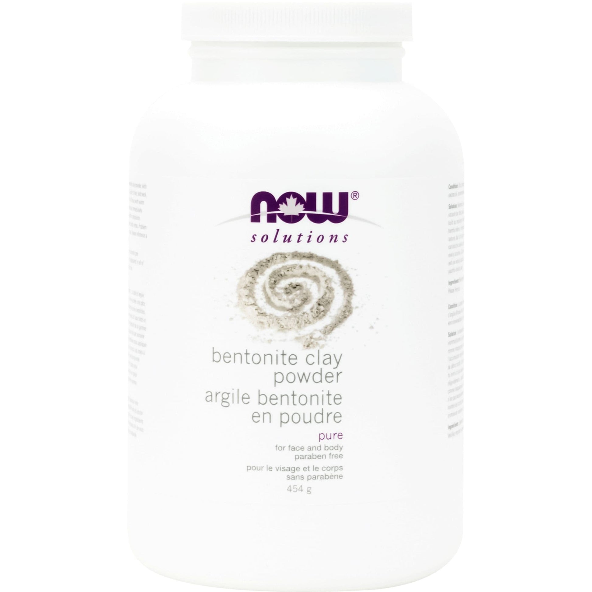 454g | NOW Solutions Bentonite Clay Powder