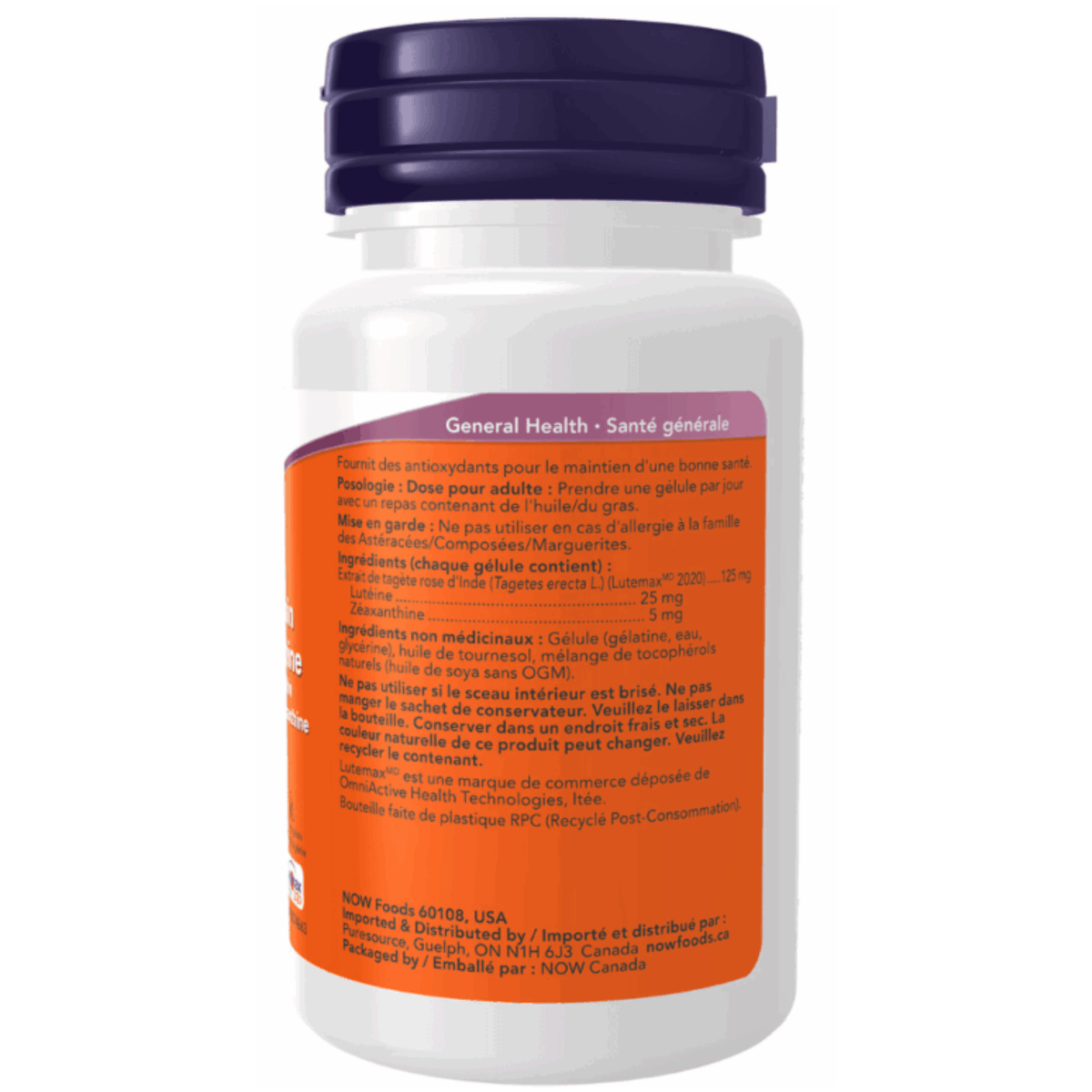 60 Softgels | NOW Lutein & Zeaxanthin Softgels