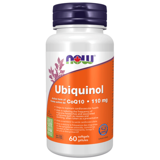 60 Softgels | NOW Ubiquinol COQ10