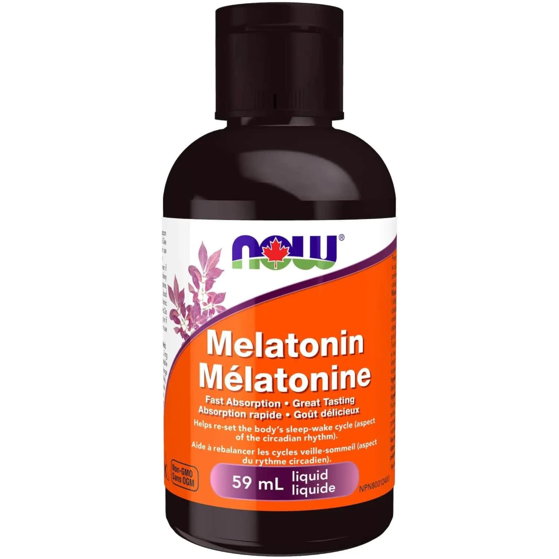 60mL | NOW Melatonin Liquid Fast Absorption