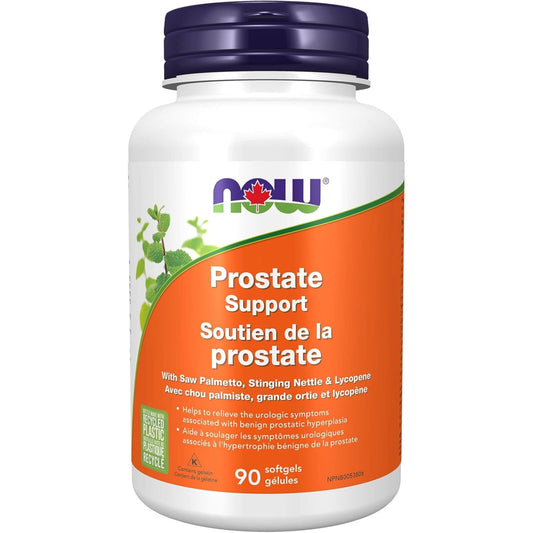 90 Softgels | NOW Prostate Support With Saw Palmetto, Stinging Nettle & Lycopene