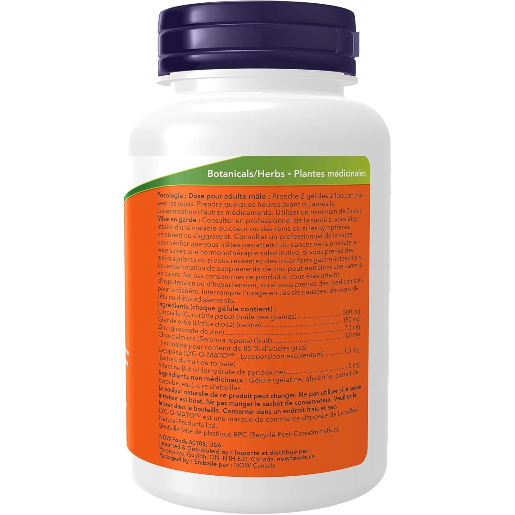 90 Softgels | NOW Prostate Support With Saw Palmetto, Stinging Nettle & Lycopene