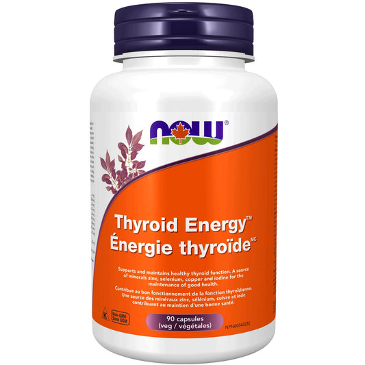 90 Vegetable Capsules | NOW Thyroid Energy