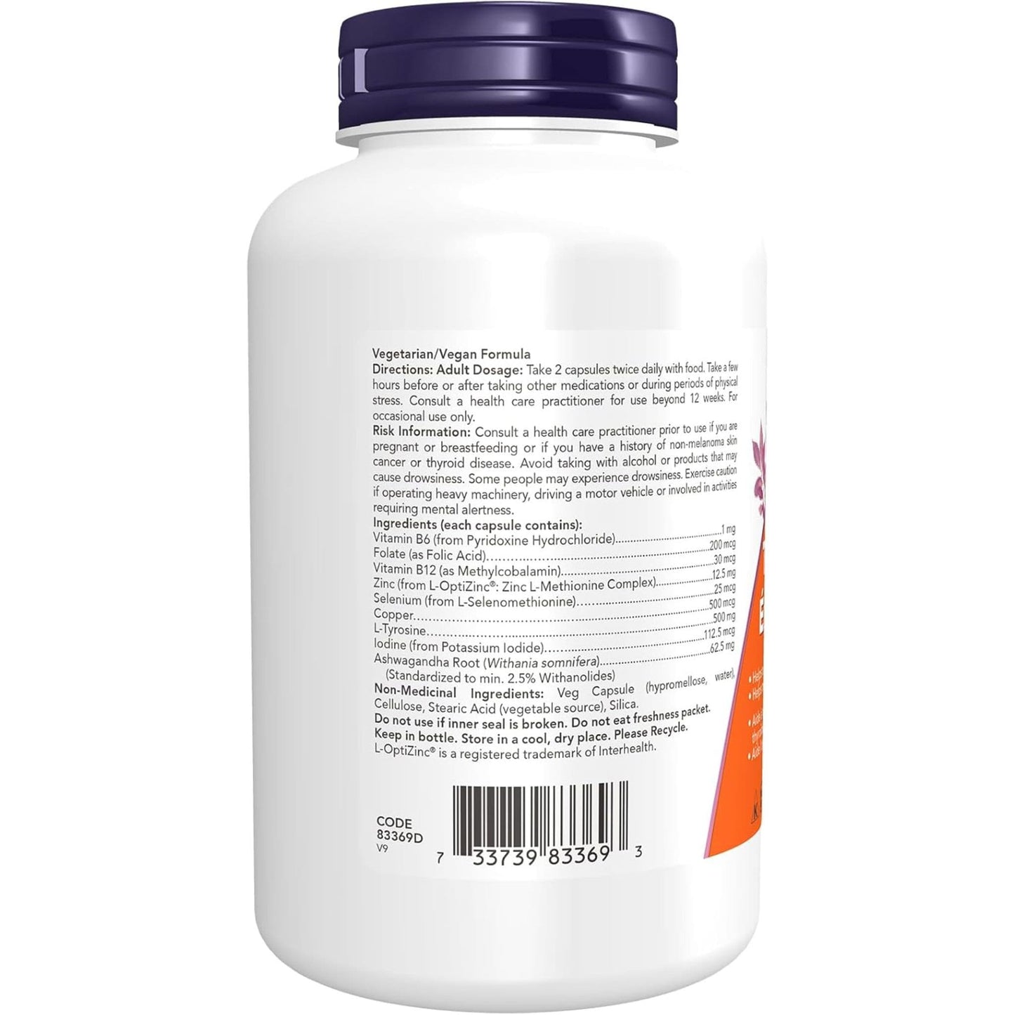 180 Vegetable Capsules | NOW Thyroid Energy