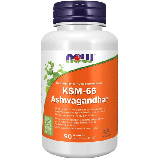 90 Vegetable Capsules | NOW KSM-66 Ashwagandha