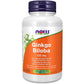 100 Vegetable Capsules | NOW Ginkgo Biloba 120 mg, 24% Standardized Extract with Siberian Ginseng