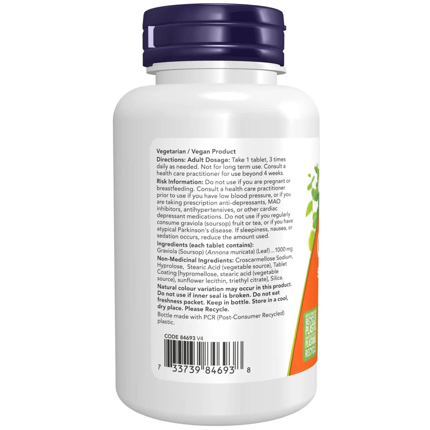 90 Tablets | NOW Graviola Soursop 1000 mg