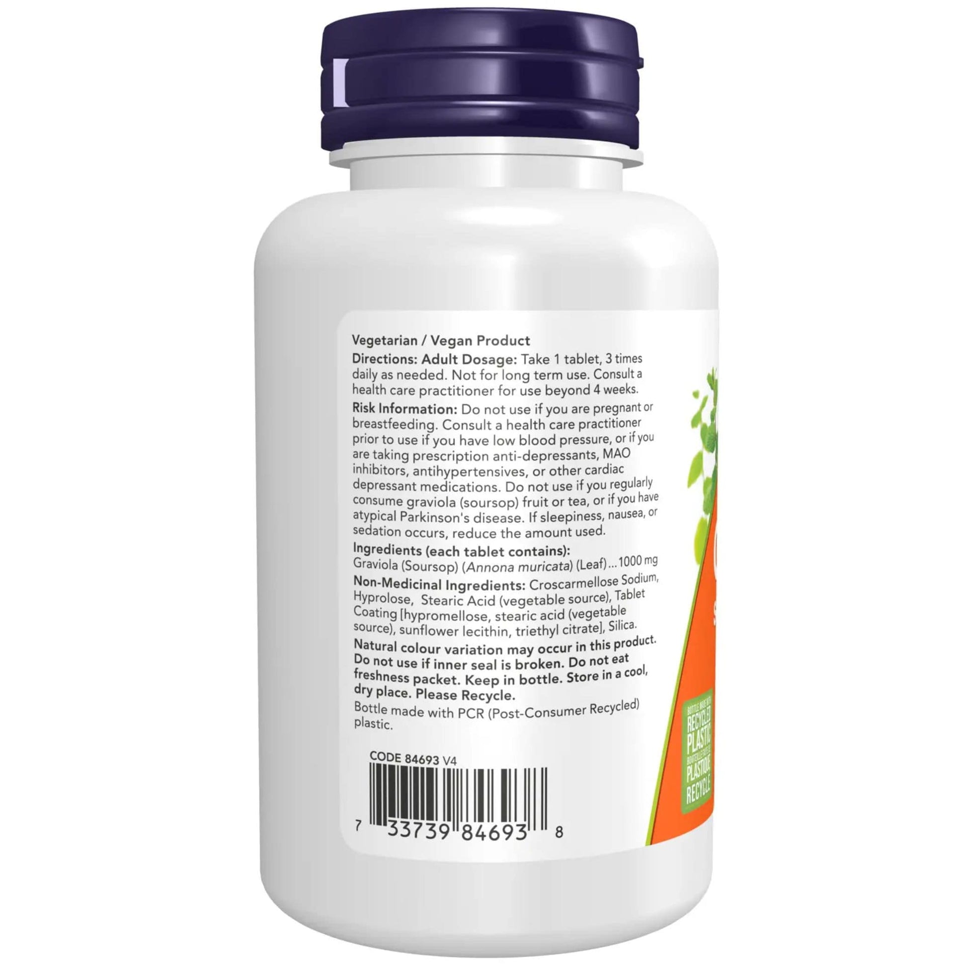 90 Tablets | NOW Graviola Soursop 1000 mg