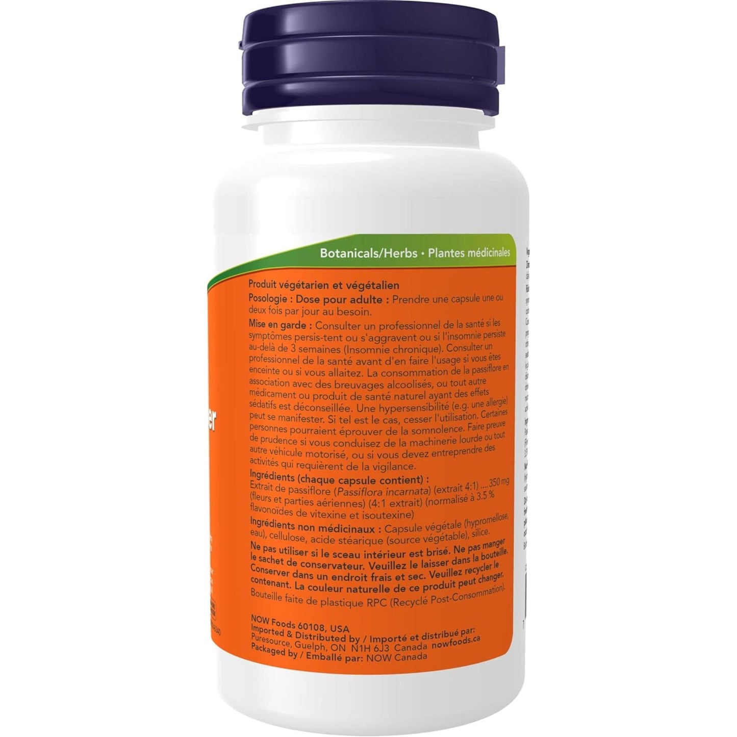 90 Vegetable Capsules | NOW Passion Flower Extract 350 mg
