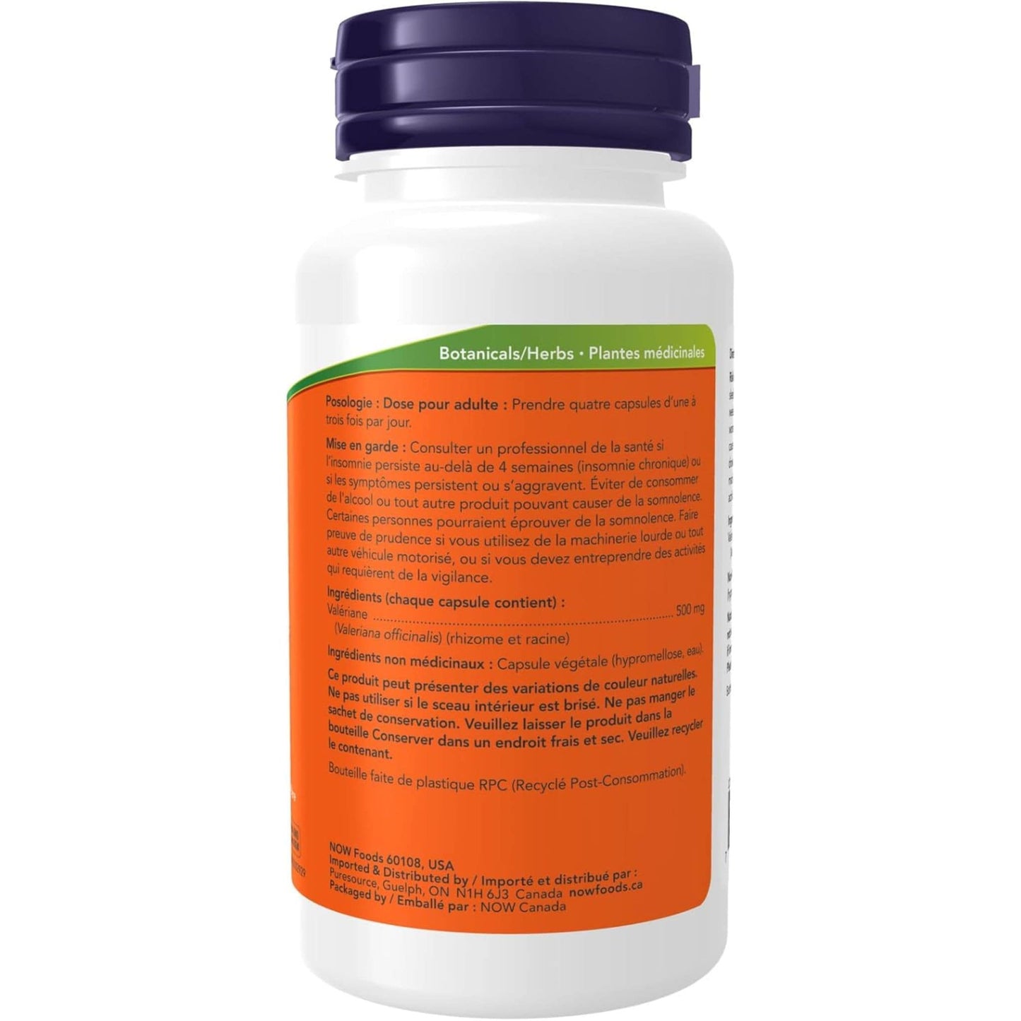 100 Vegetable Capsules | NOW Valerian Root 500 mg