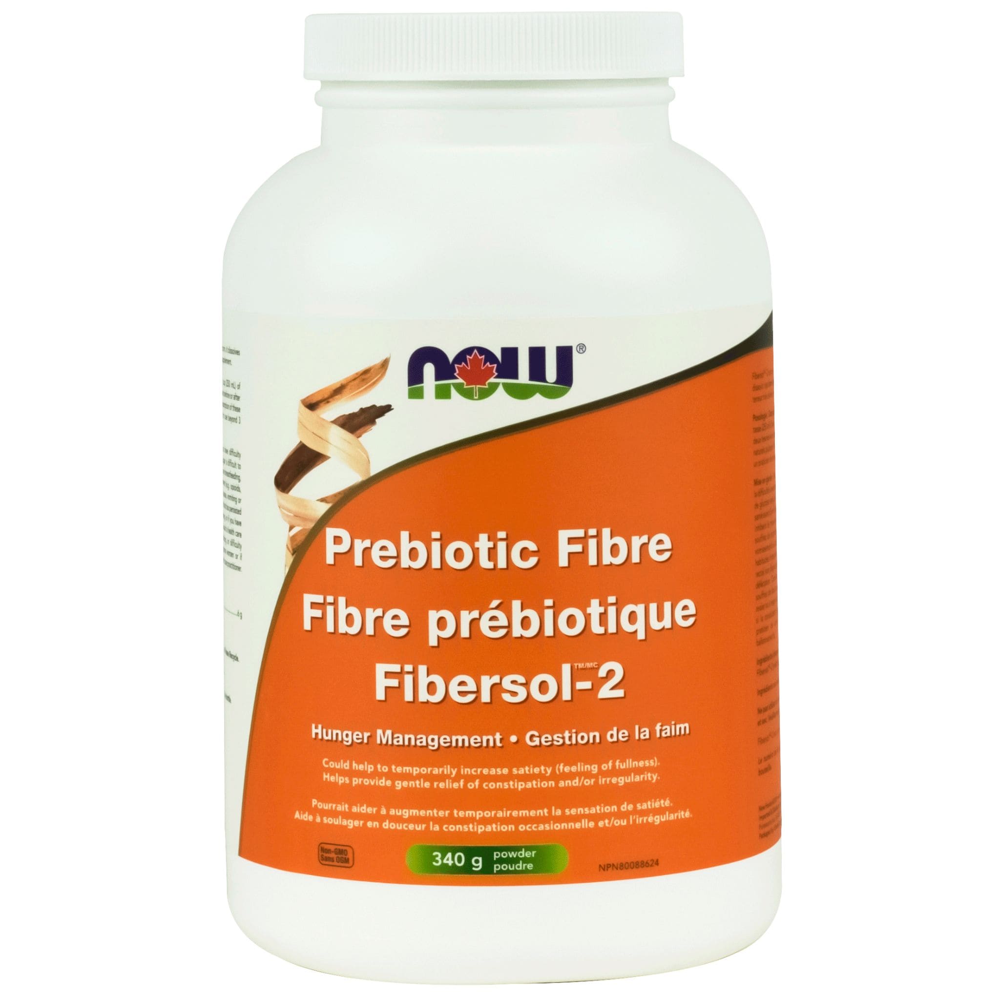 NOW Prebiotic Fibre with Fibersol-2 Hunger Management Powder, 340g