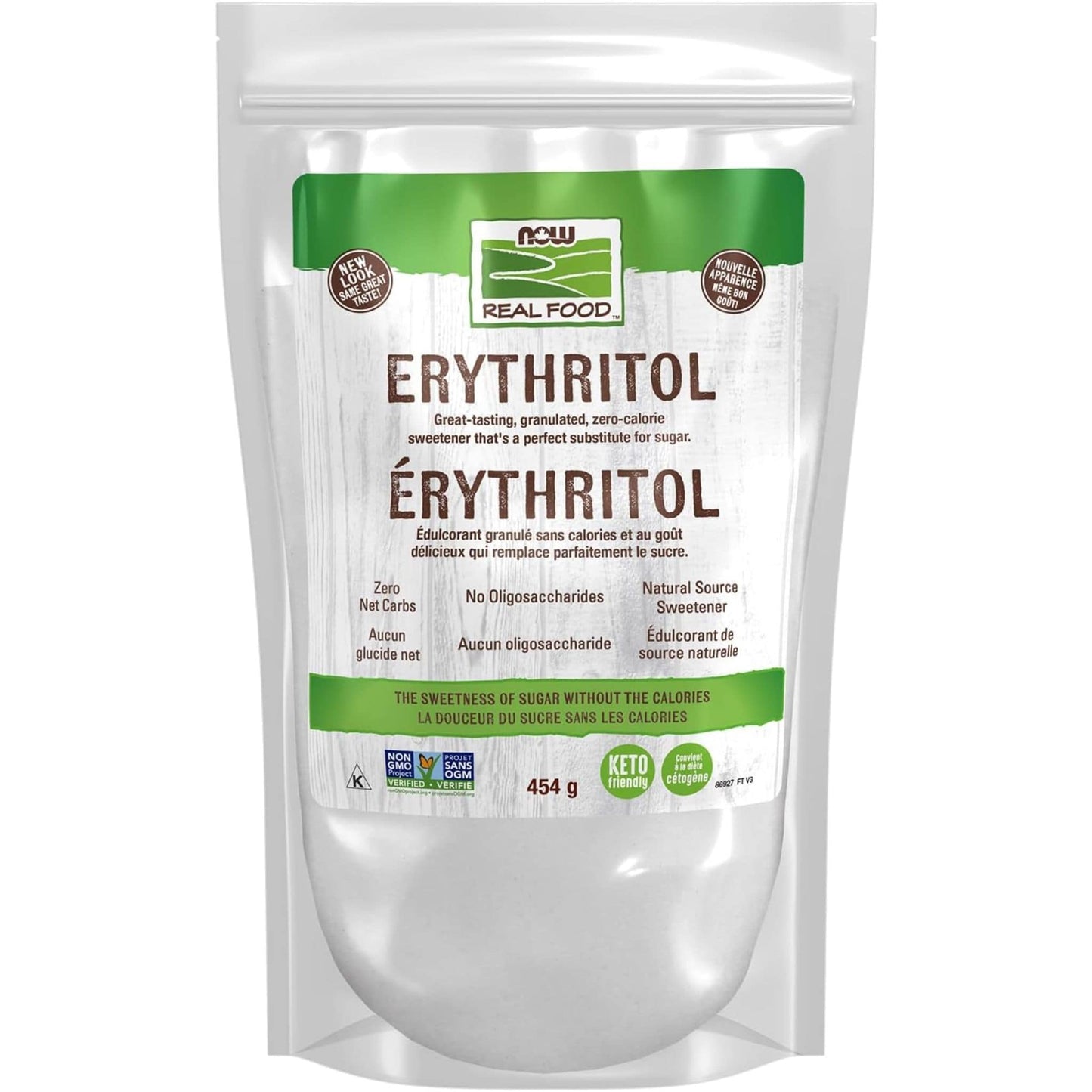 454g | NOW Real Food Erythritol Sweetener