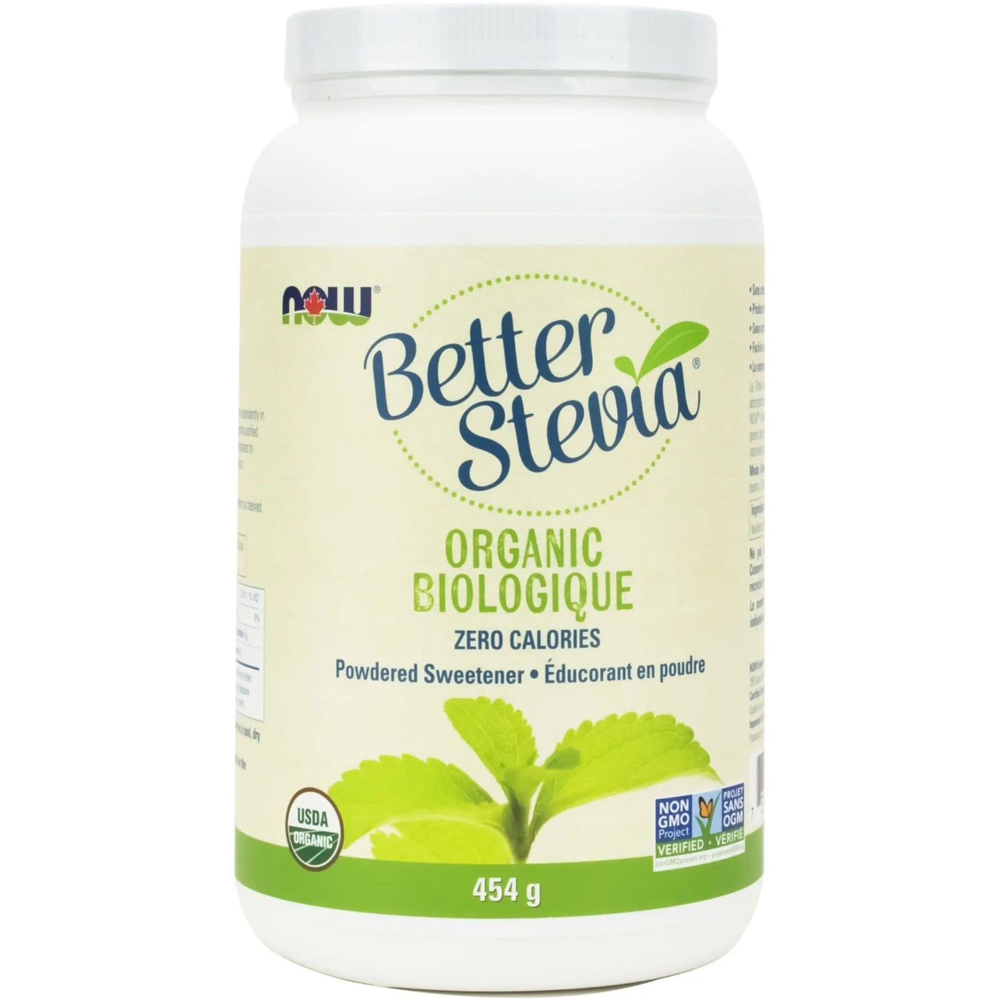 Unflavoured, 28g | NOW Better Stevia Organic Zero Calories Powdered Sweetener