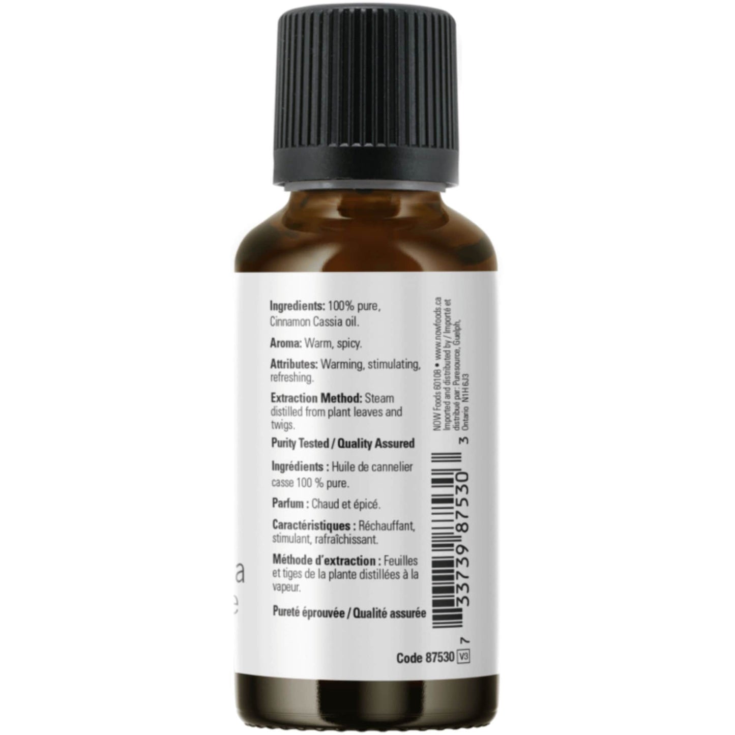 30mL | NOW 100% Pure Cinnamon Cassia Essential Oil