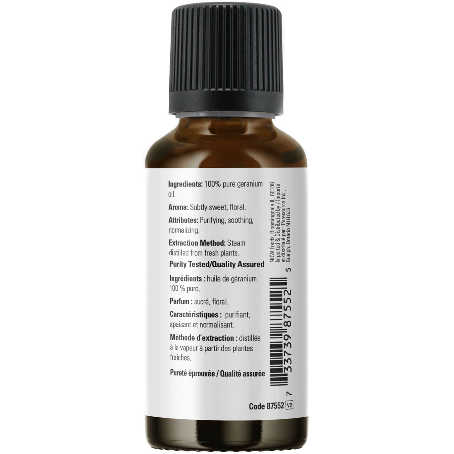 30mL | NOW 100% Pure Geranium Essential Oil Blend