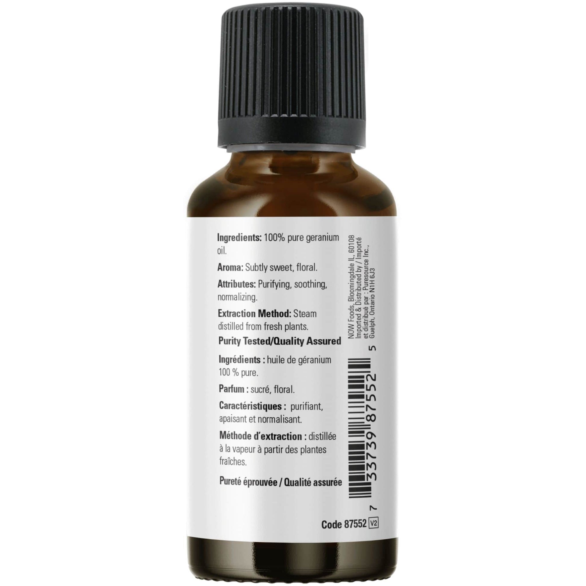30mL | NOW 100% Pure Geranium Essential Oil Blend