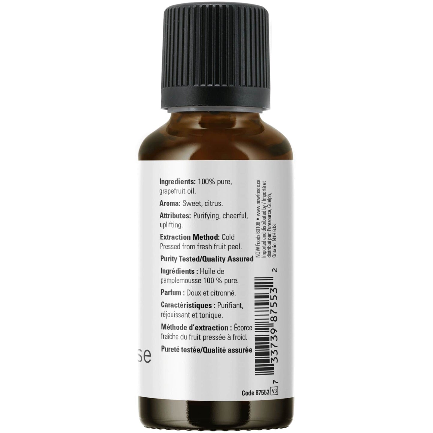30mL | NOW 100% Pure Grapefruit Essential Oil
