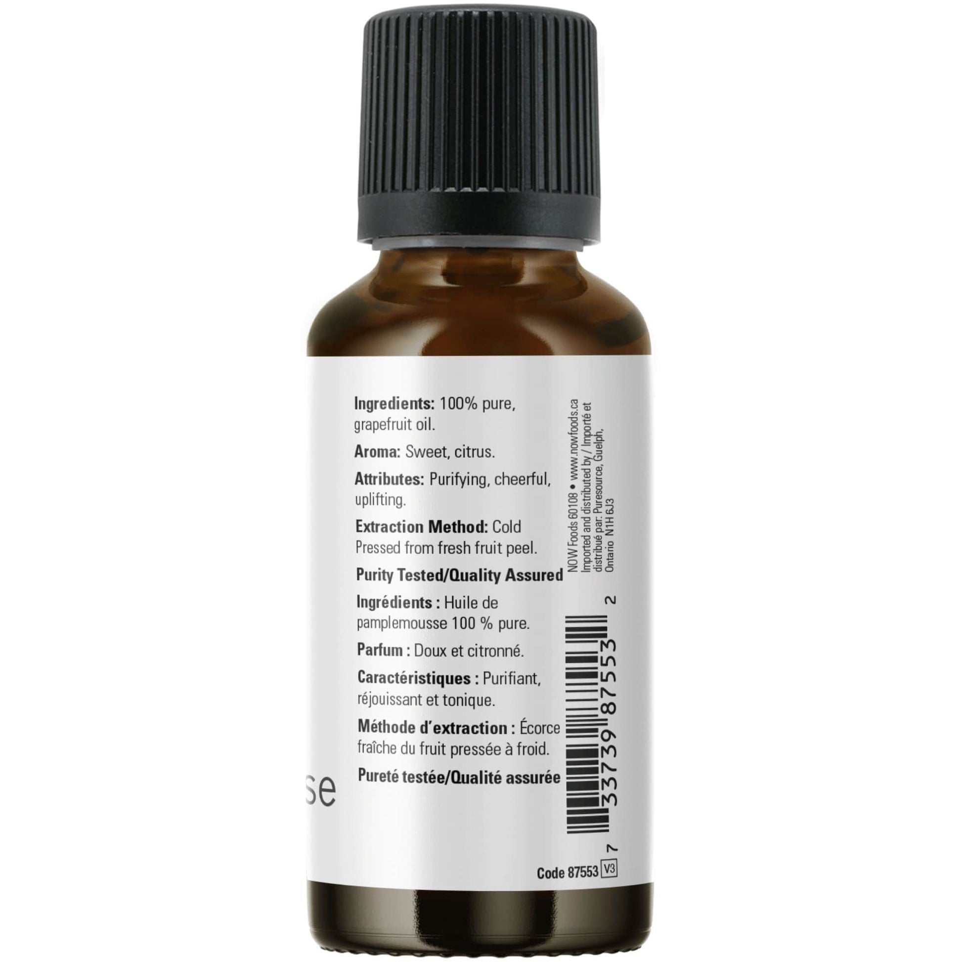30mL | NOW 100% Pure Grapefruit Essential Oil