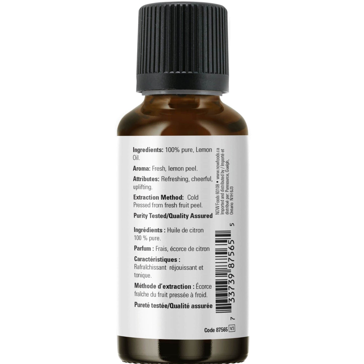 30mL | NOW 100% Pure Lemon Essential Oil