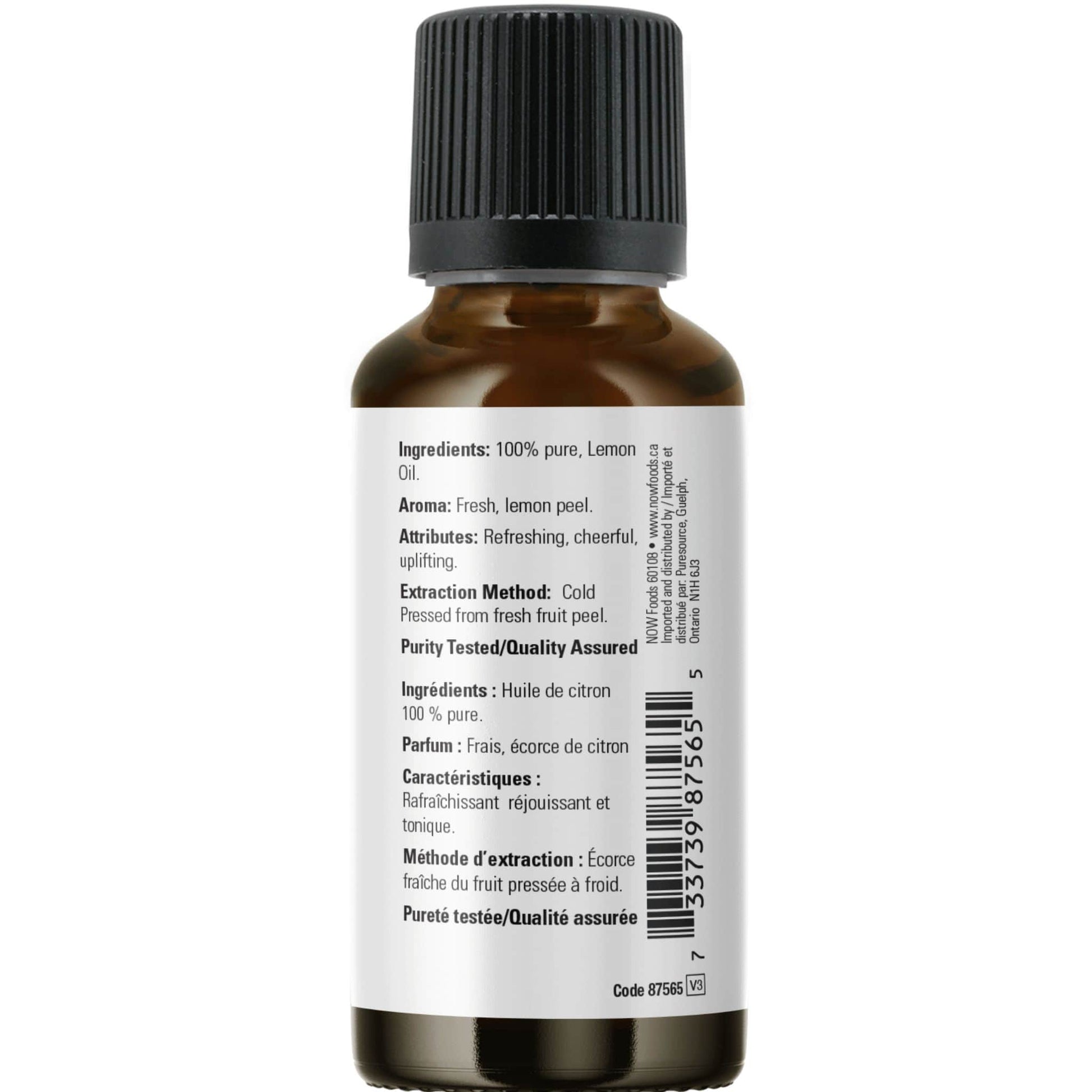 30mL | NOW 100% Pure Lemon Essential Oil