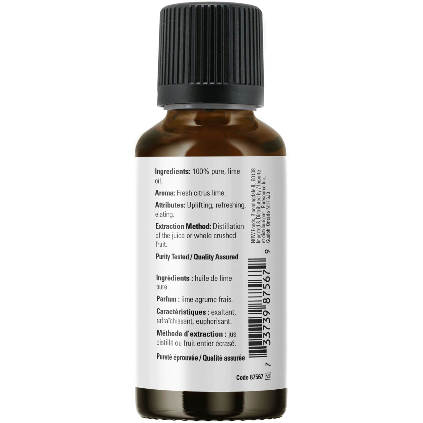 30mL | NOW 100% Pure Lime Essential Oil Blend