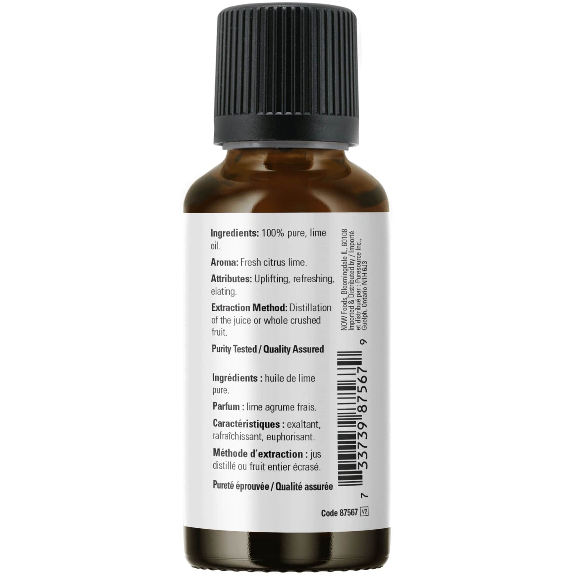 30mL | NOW 100% Pure Lime Essential Oil Blend