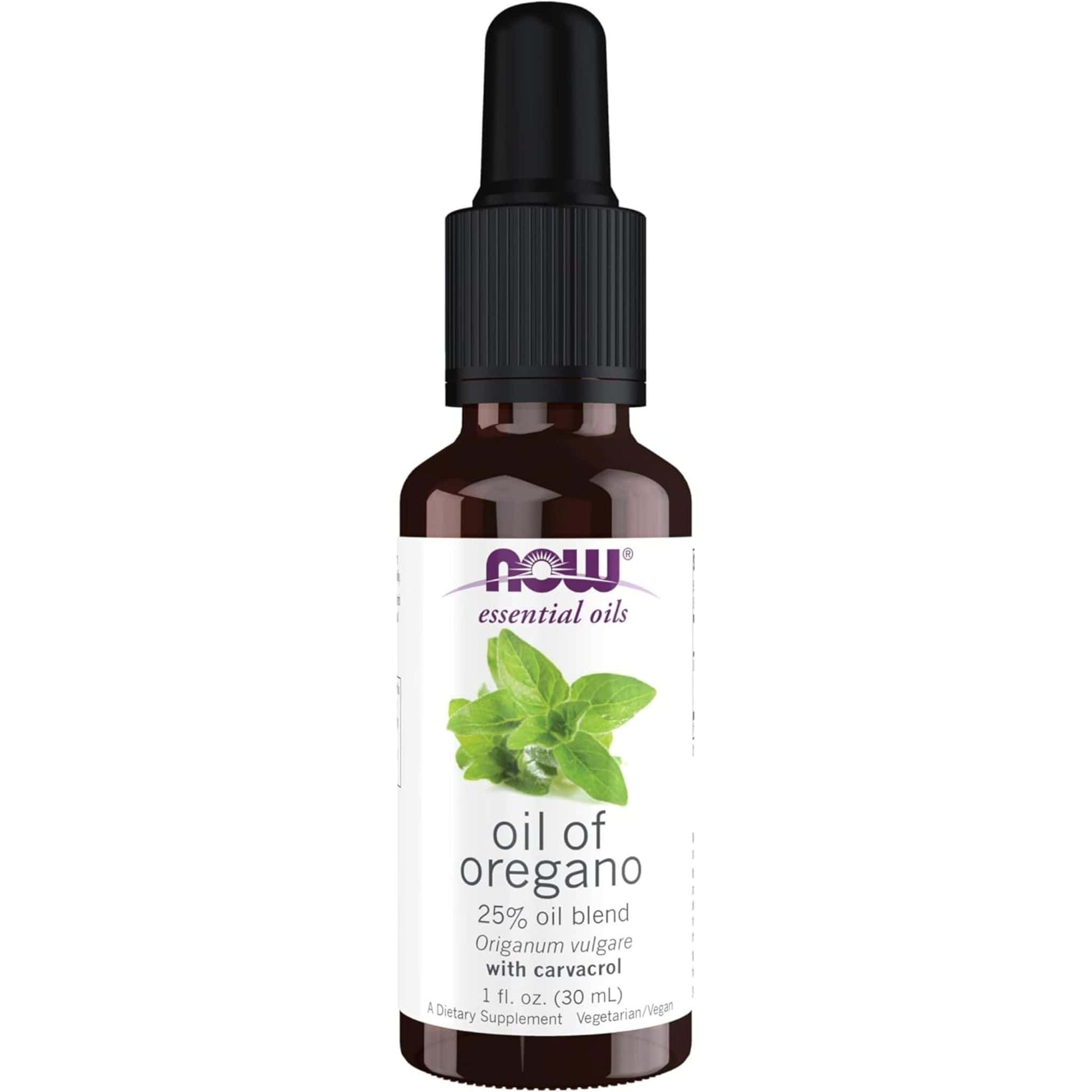 30mL | NOW Oil of Oregano 25% Oil Blend with Carvacrol