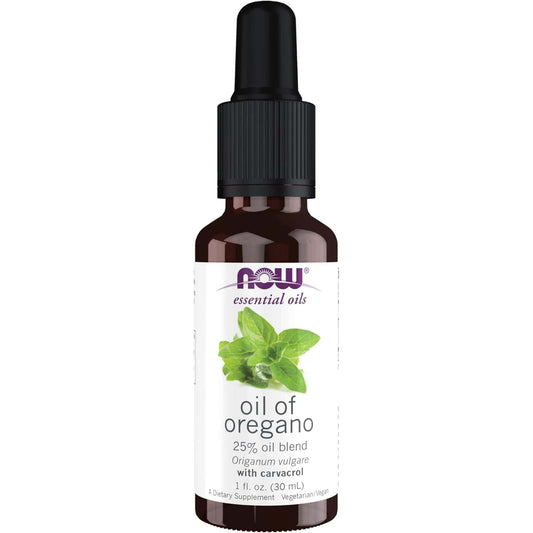 30mL | NOW Oil of Oregano 25% Oil Blend with Carvacrol