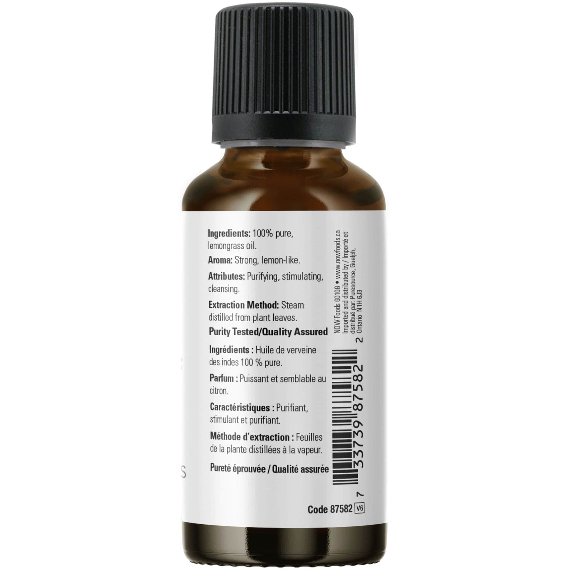 30mL | NOW 100% Pure Lemongrass Essential Oil Blend