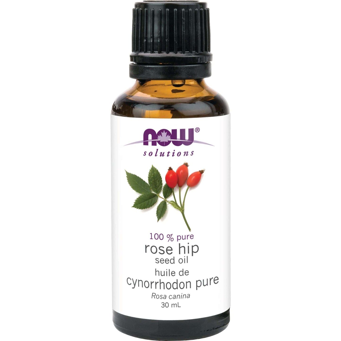 30mL | NOW Solutions 100% Pure Rose Hip Seed Oil Topical