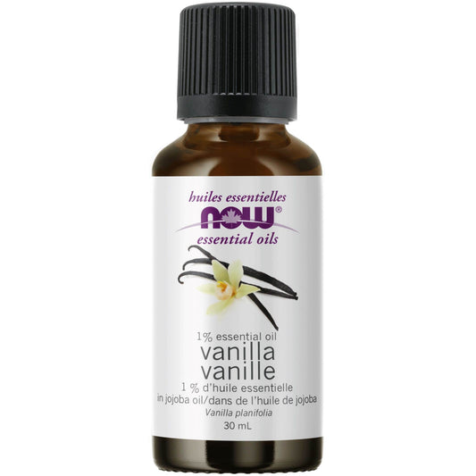 30mL | NOW Vanilla 1% Essential Oil in Jojoba Oil
