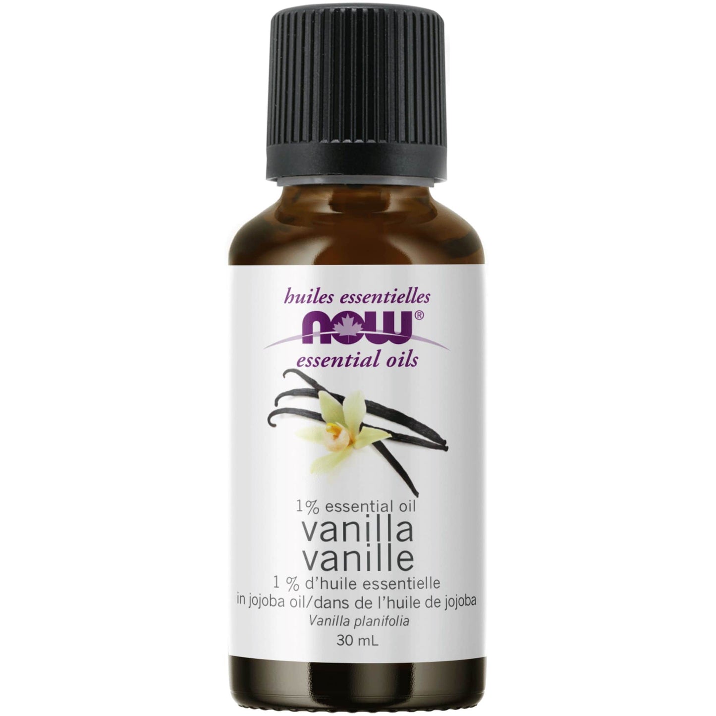 30mL | NOW Vanilla 1% Essential Oil in Jojoba Oil