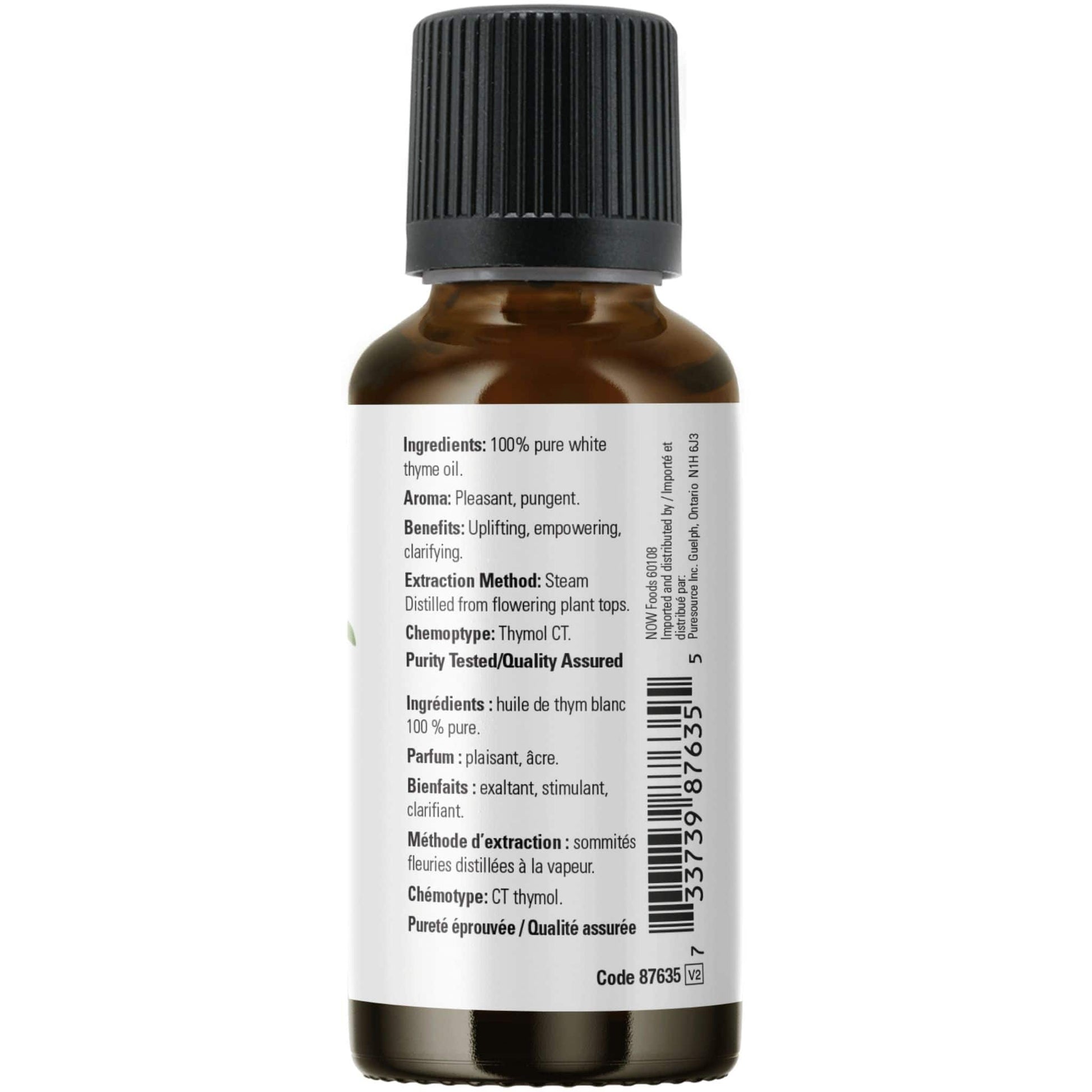 30mL | NOW 100% Pure White Thyme Essential Oil