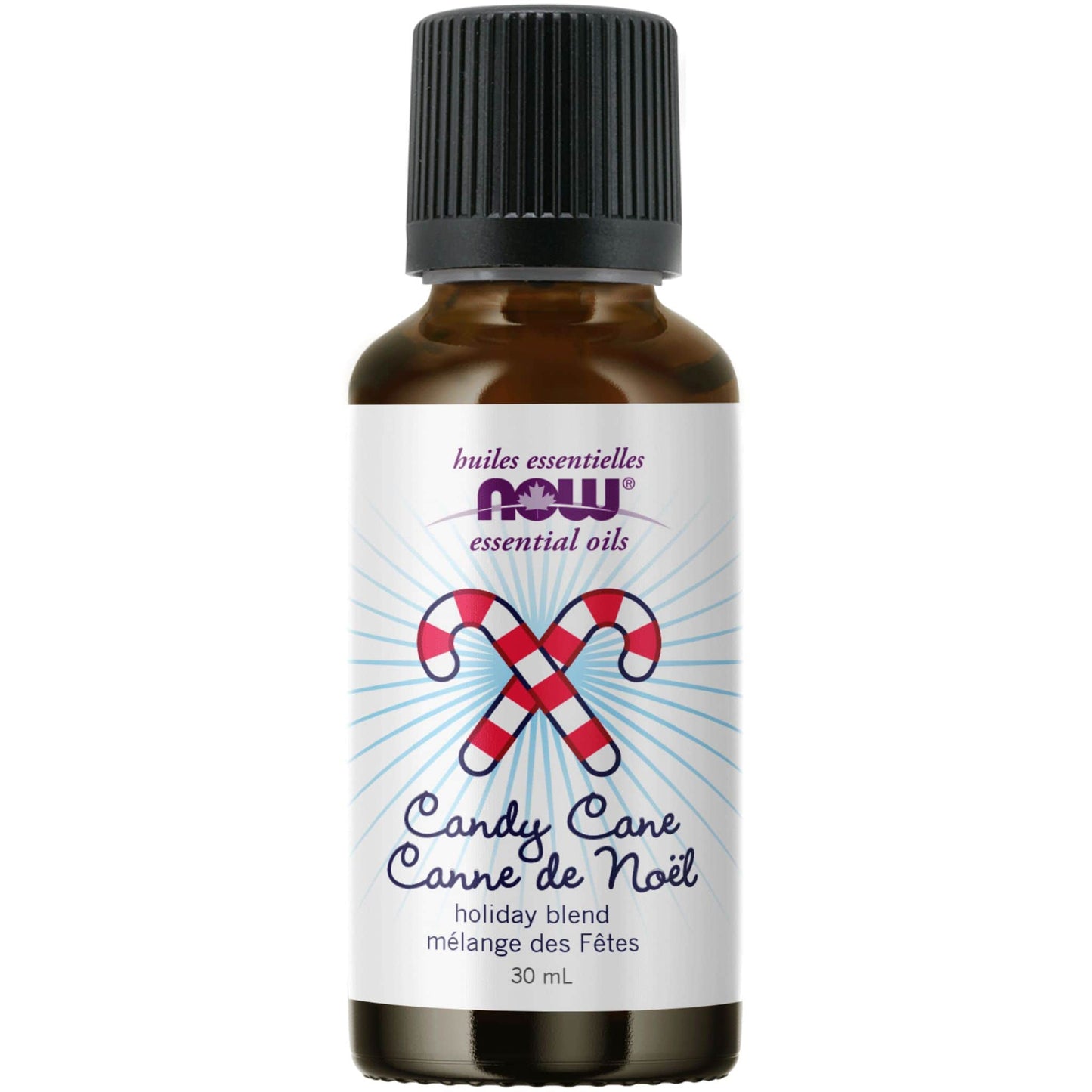 30mL | NOW Candy Cane Essential Oil Holiday Blend