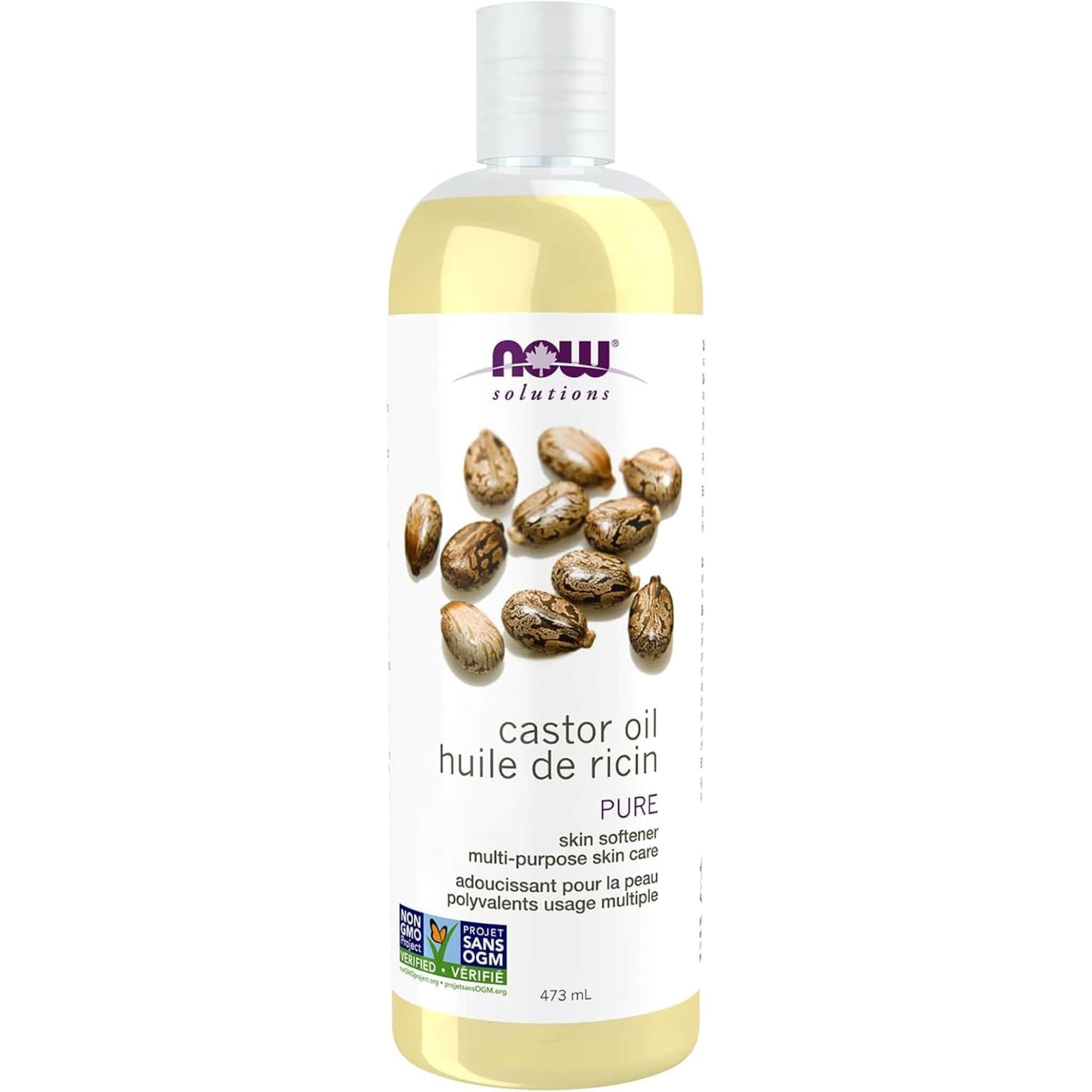 473mL | NOW Solutions Pure Castor Oil