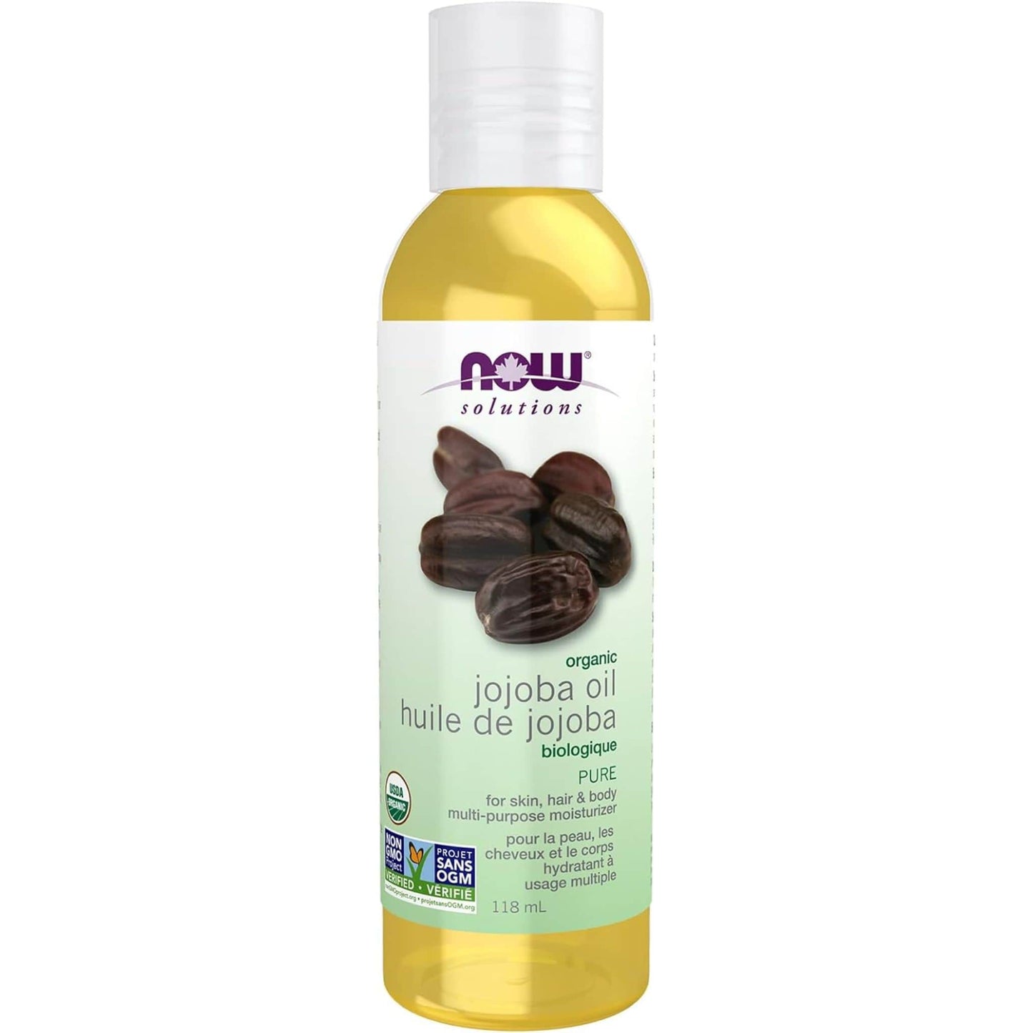 118mL | NOW Solutions Organic Jojoba Oil