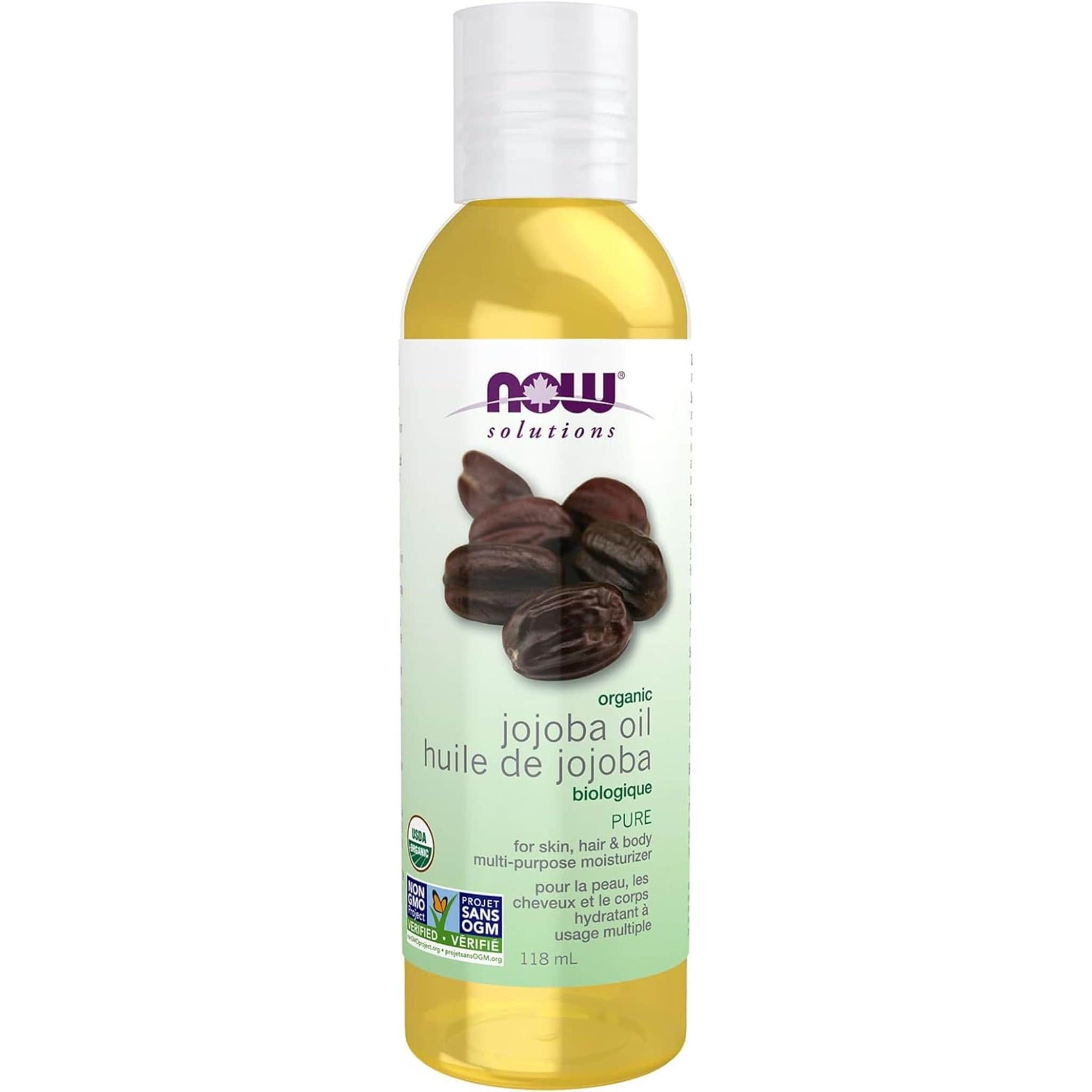 118mL | NOW Solutions Organic Jojoba Oil