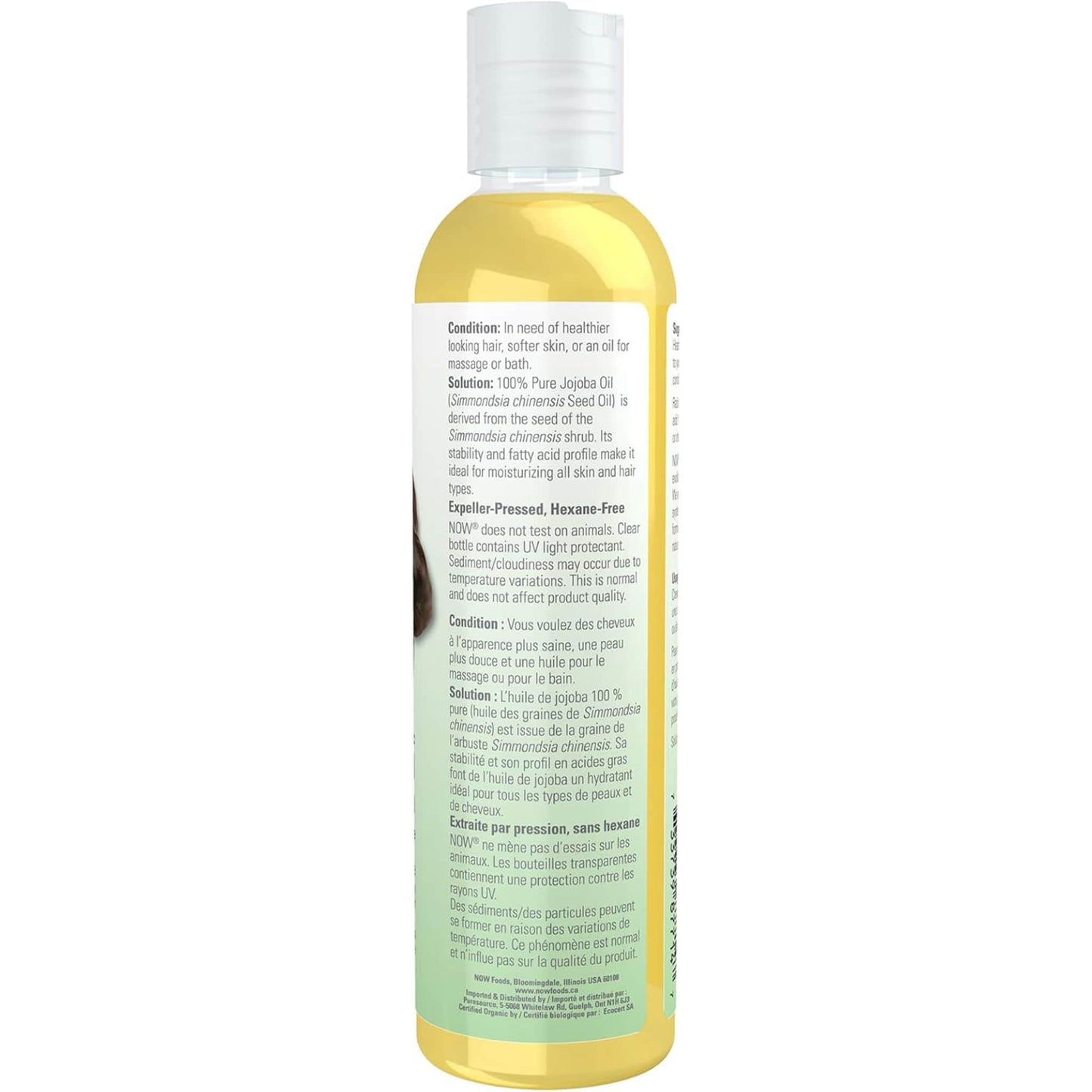 237mL | NOW Solutions Organic Jojoba Oil