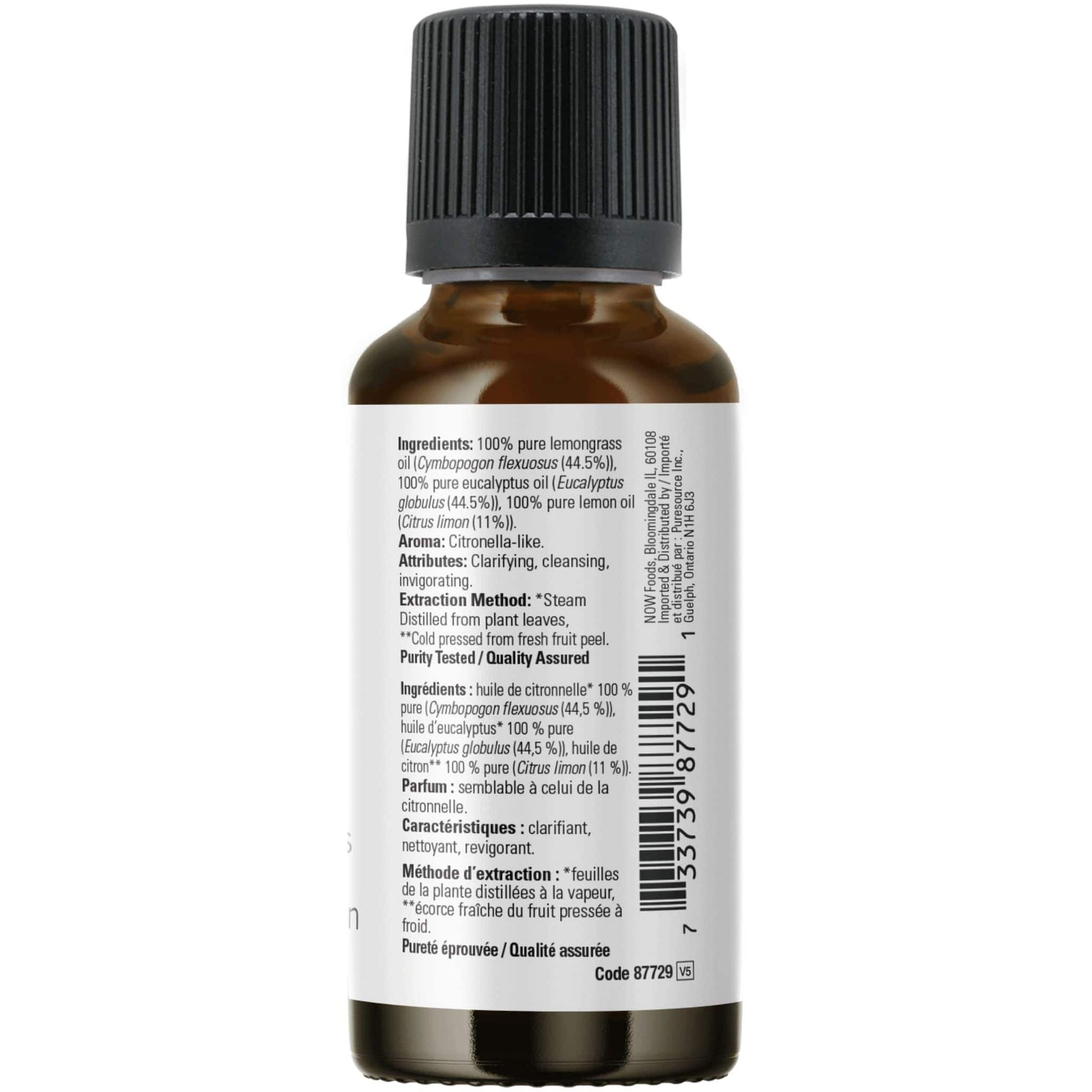 30mL | NOW Lemon & Eucalyptus Essential Oil Blend