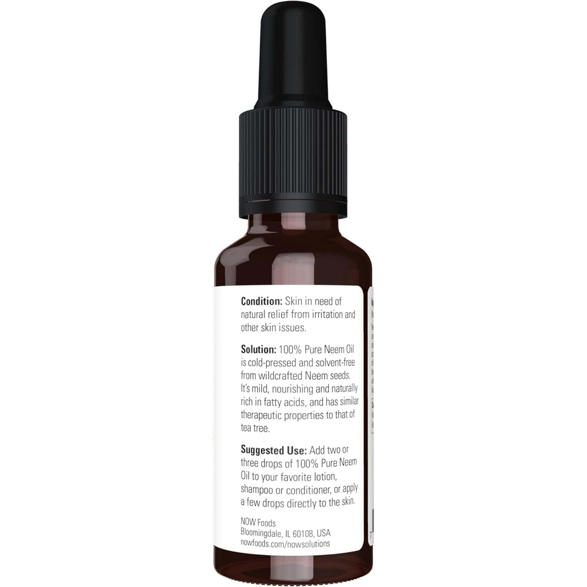 30mL | NOW Solutions 100% Pure Neem Oil