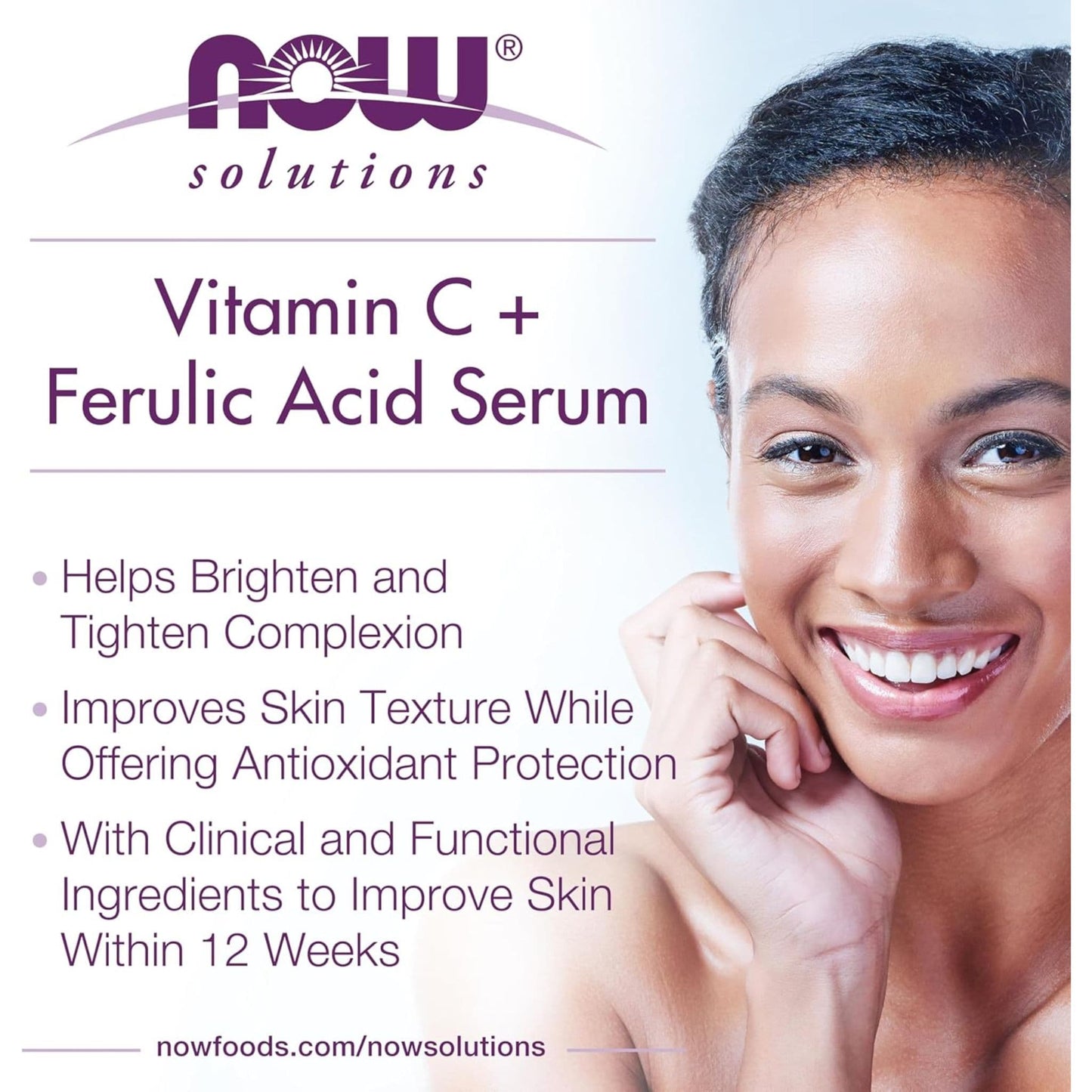 30mL | NOW Solutions Viitamin C + Ferulic Acid Serum